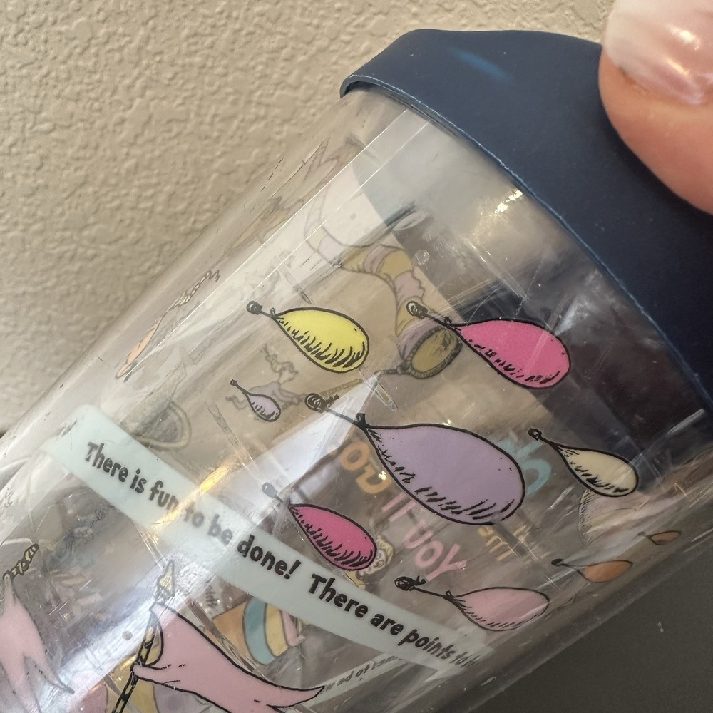 Large 16oz Dr. Suess Tervis Tumbler "Oh The Places You'll Go!" - Picture 3 of 6